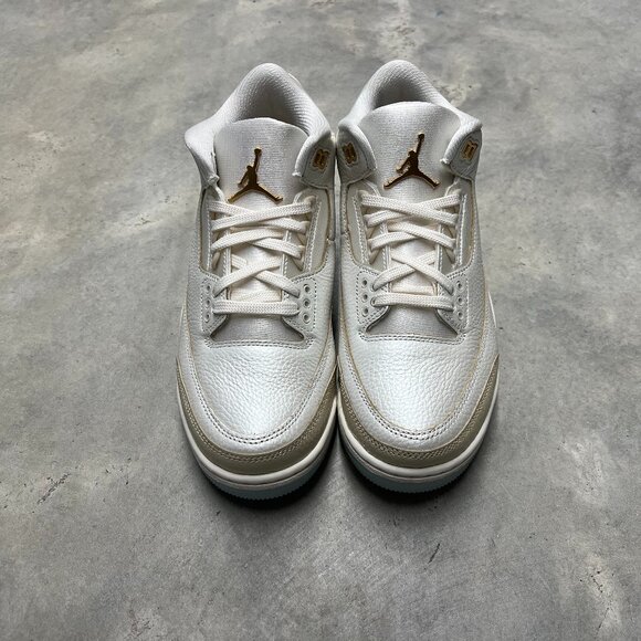 Nike Air Jordan 3 Wmn's Sail Pale Ivory Champagne and Oysters IB2255 100 - New - Picture 4 of 6
